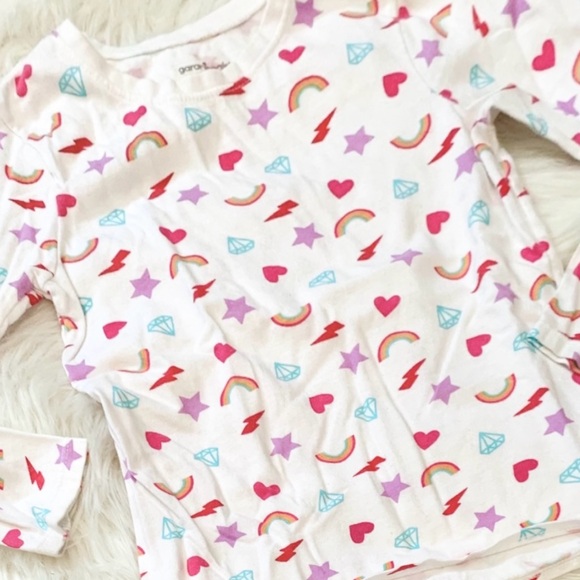 ⚡️🌈💖⭐️💎 H&M lightning bolt long sleeve little girl’s 4/5⚡️ - Picture 3 of 5